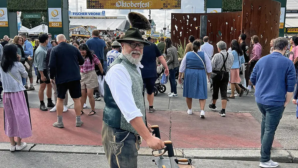 Mit Rollator auf den Jahrmarkt gehen