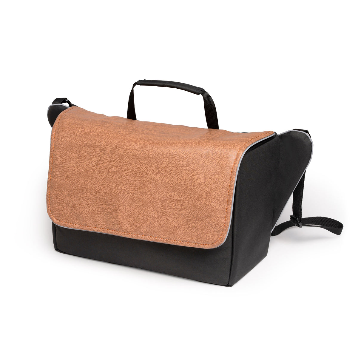 Saljol Allround + Carbon Rollator Zubehör, für AR/ CR XL - Fidlock Tasche, Kunstleder braun 2026