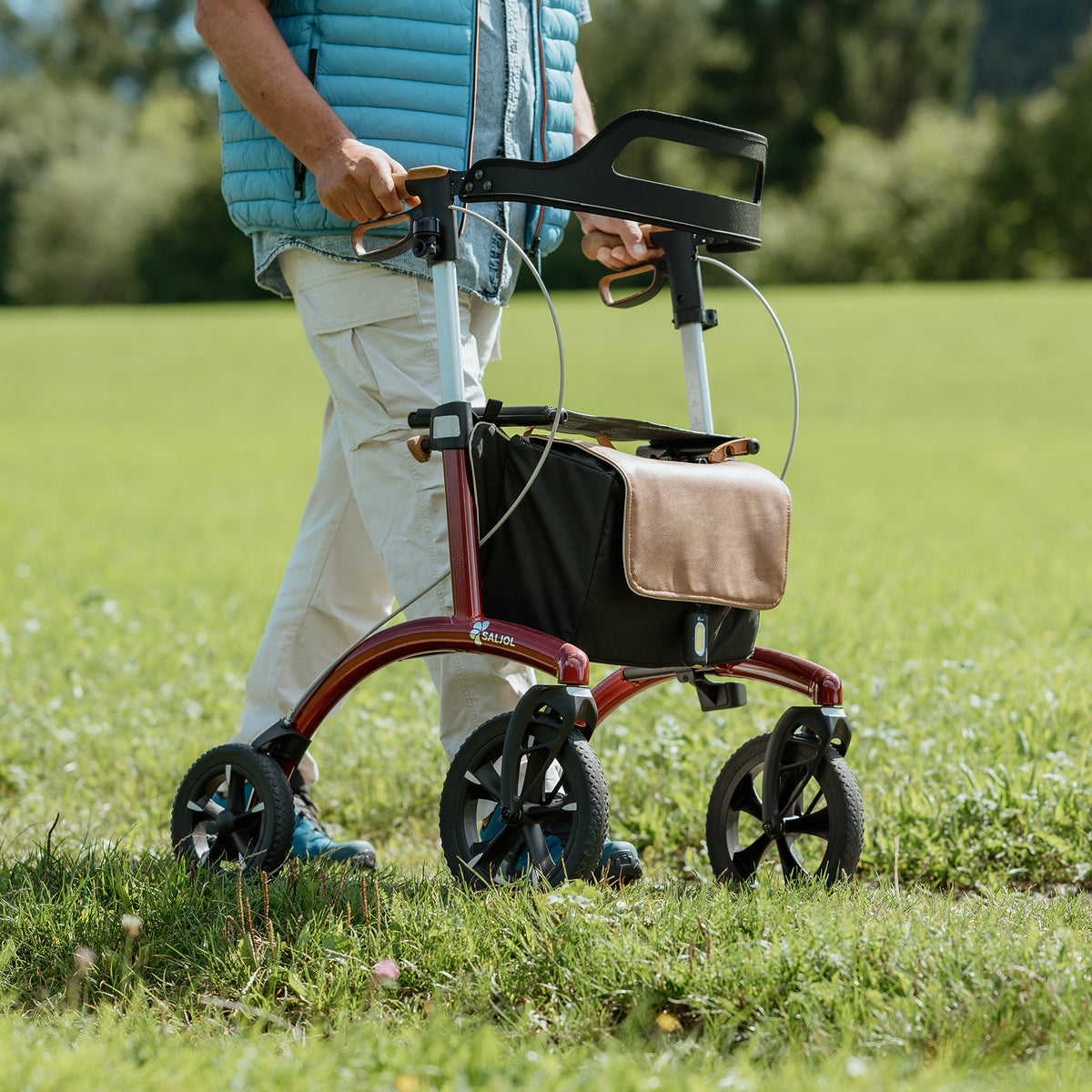 Walking Allround Rollator Barolo Red