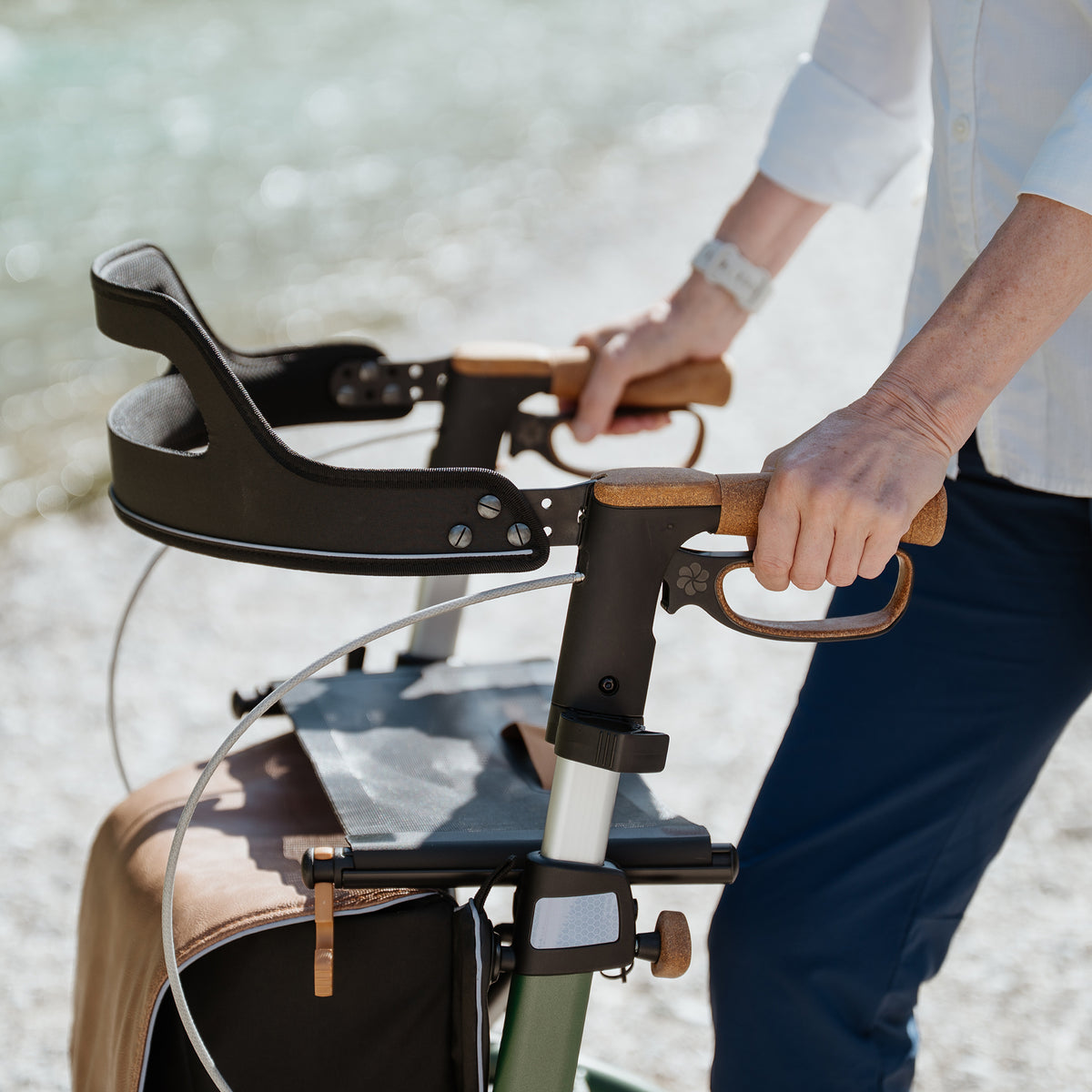 Brake Allround Rollator Forest Green