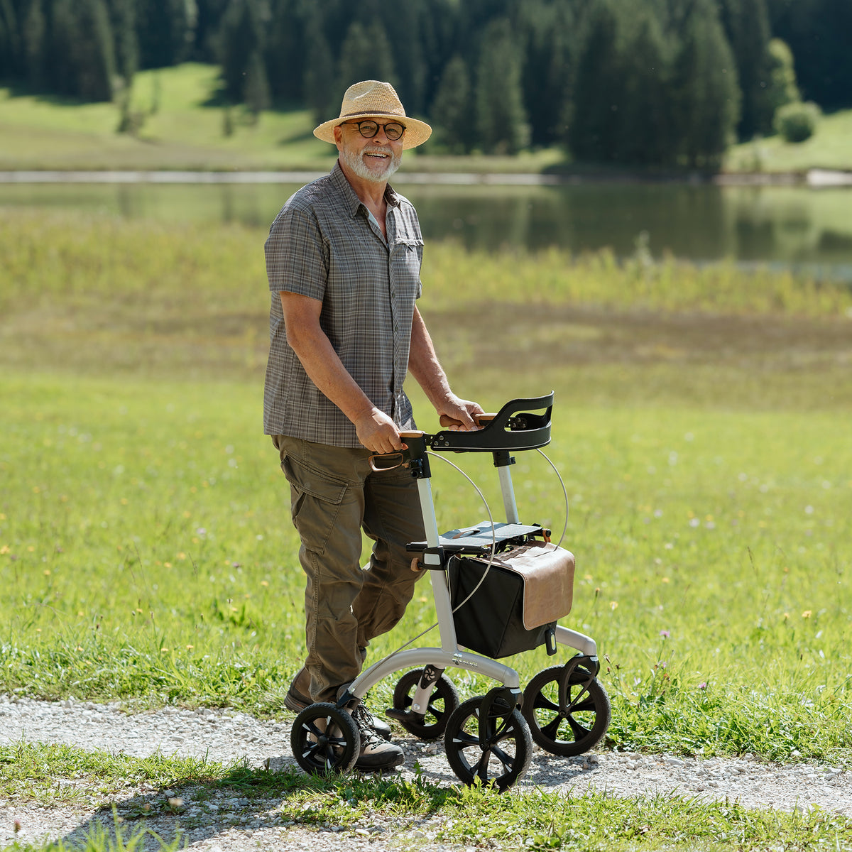 Walking Allround Rollator Pearl Grey