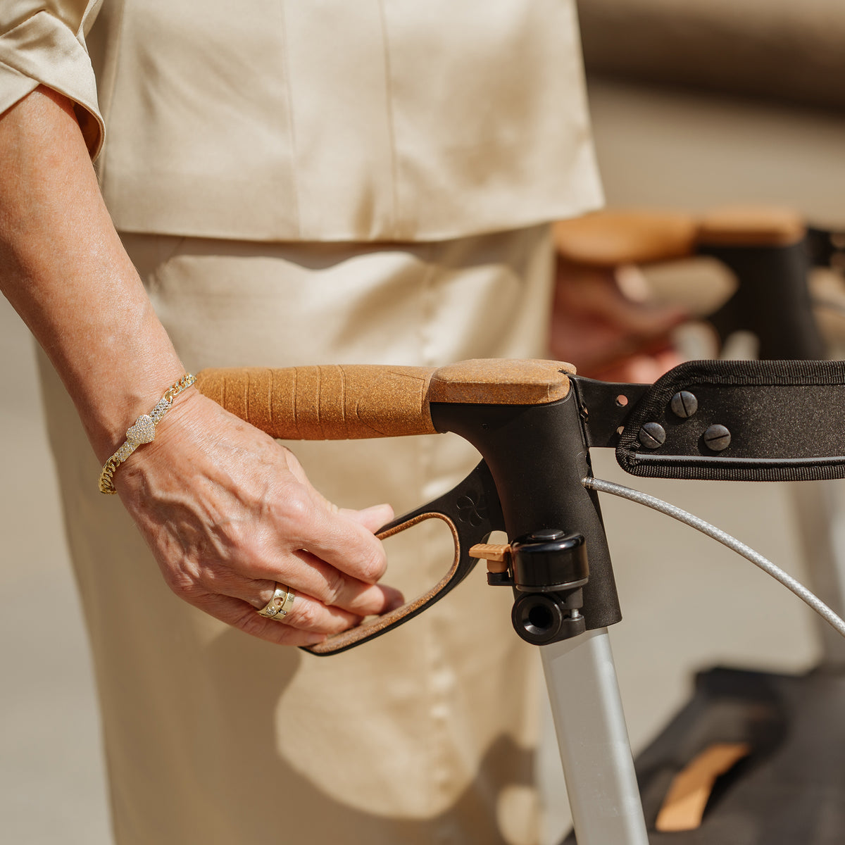 Feststellbremse Carbon Rollator Pure Gold