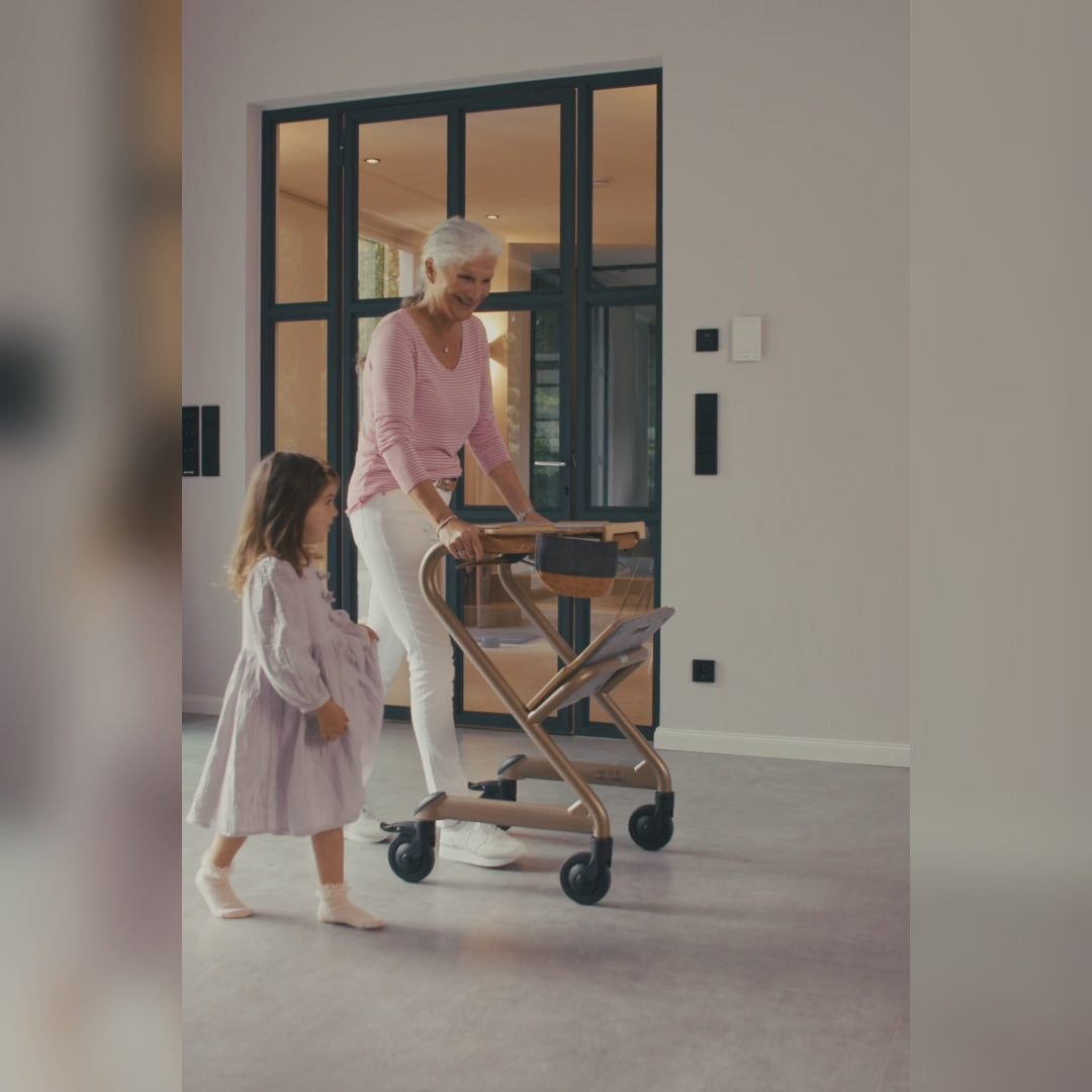 Video laden: Wohnraumrollator