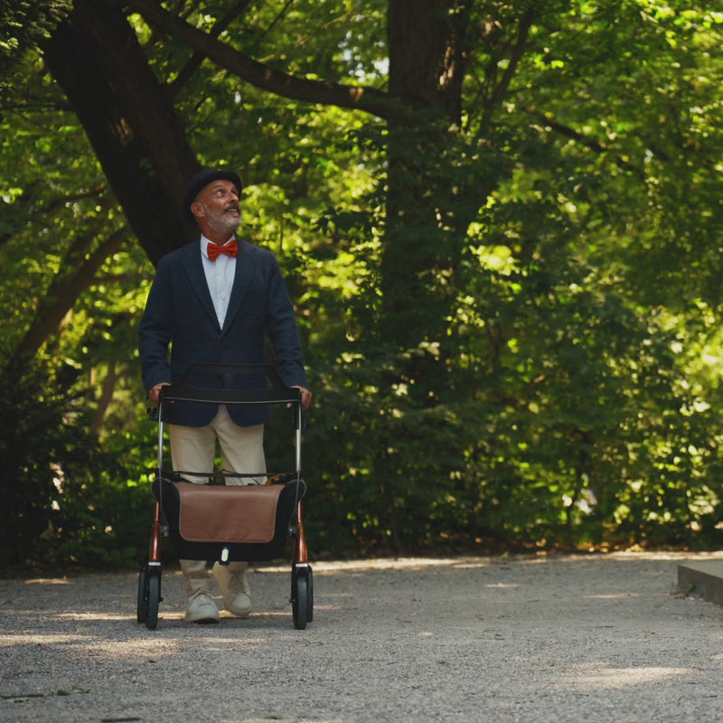 #color-copper-red;Image Video Carbon Rollator Copper Red
