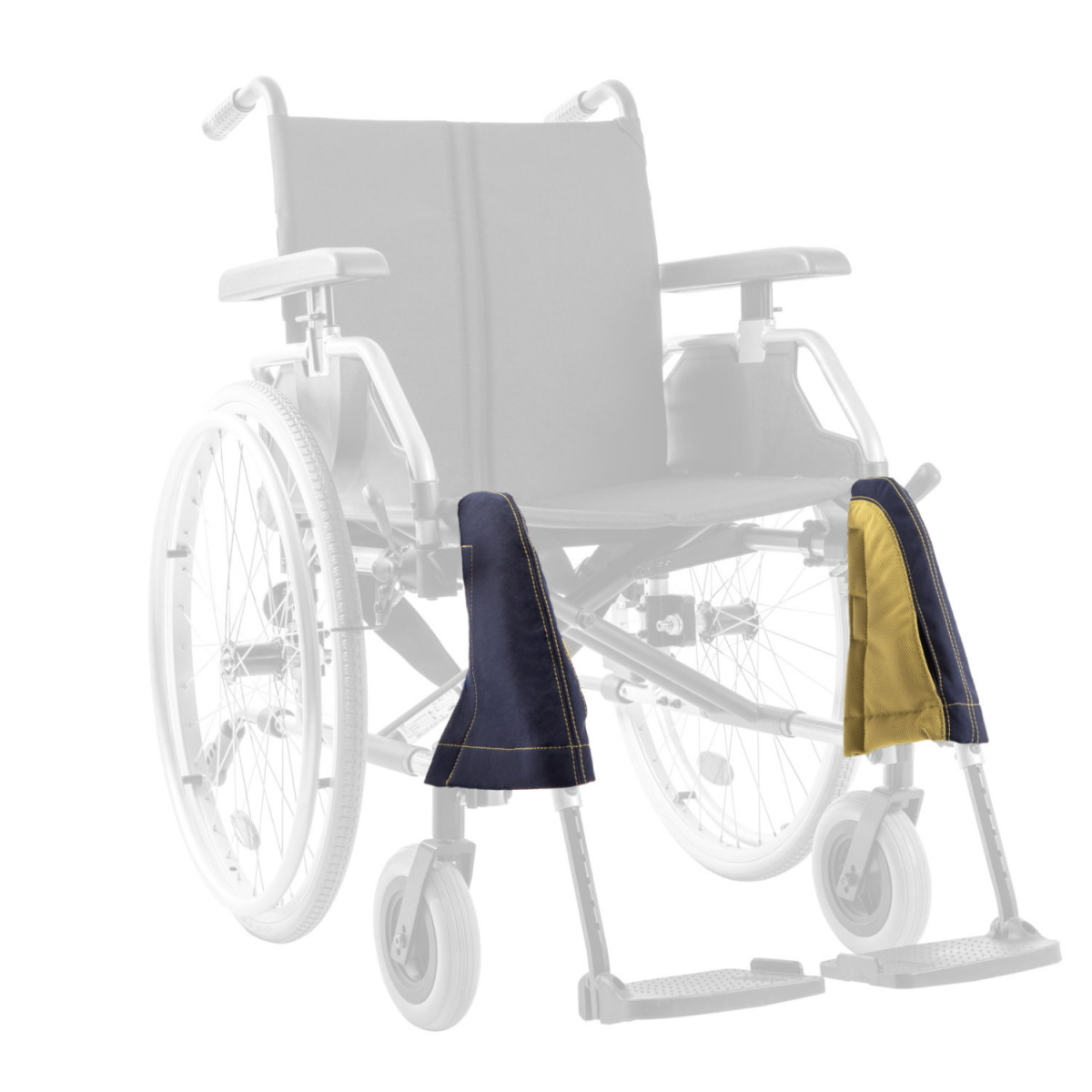 Fußstützenpolster für den Rollstuhl Der weiche Schutz für Ihre Beine