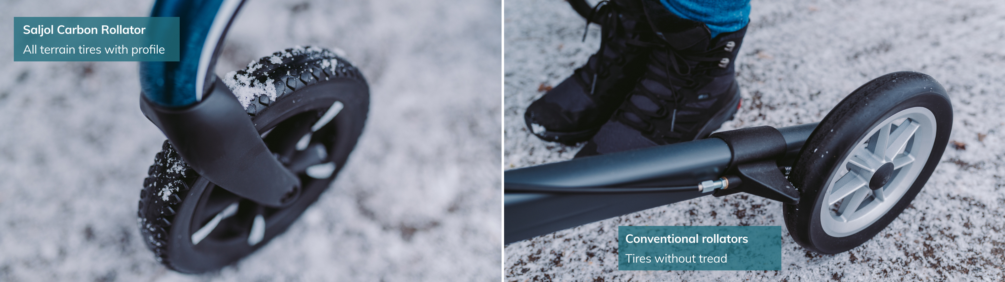 carbon-rollator-winter-snow-comparison-tires