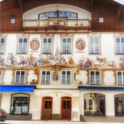 Wandern mit Rollator: Oberammergau