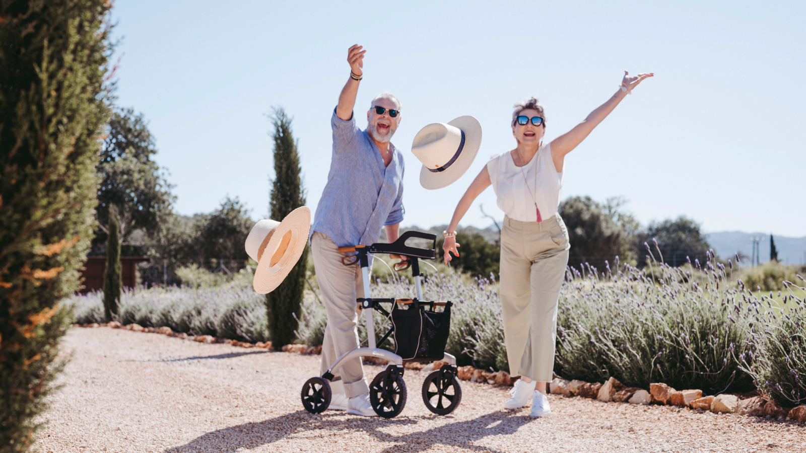 Wanderung mit Rollator