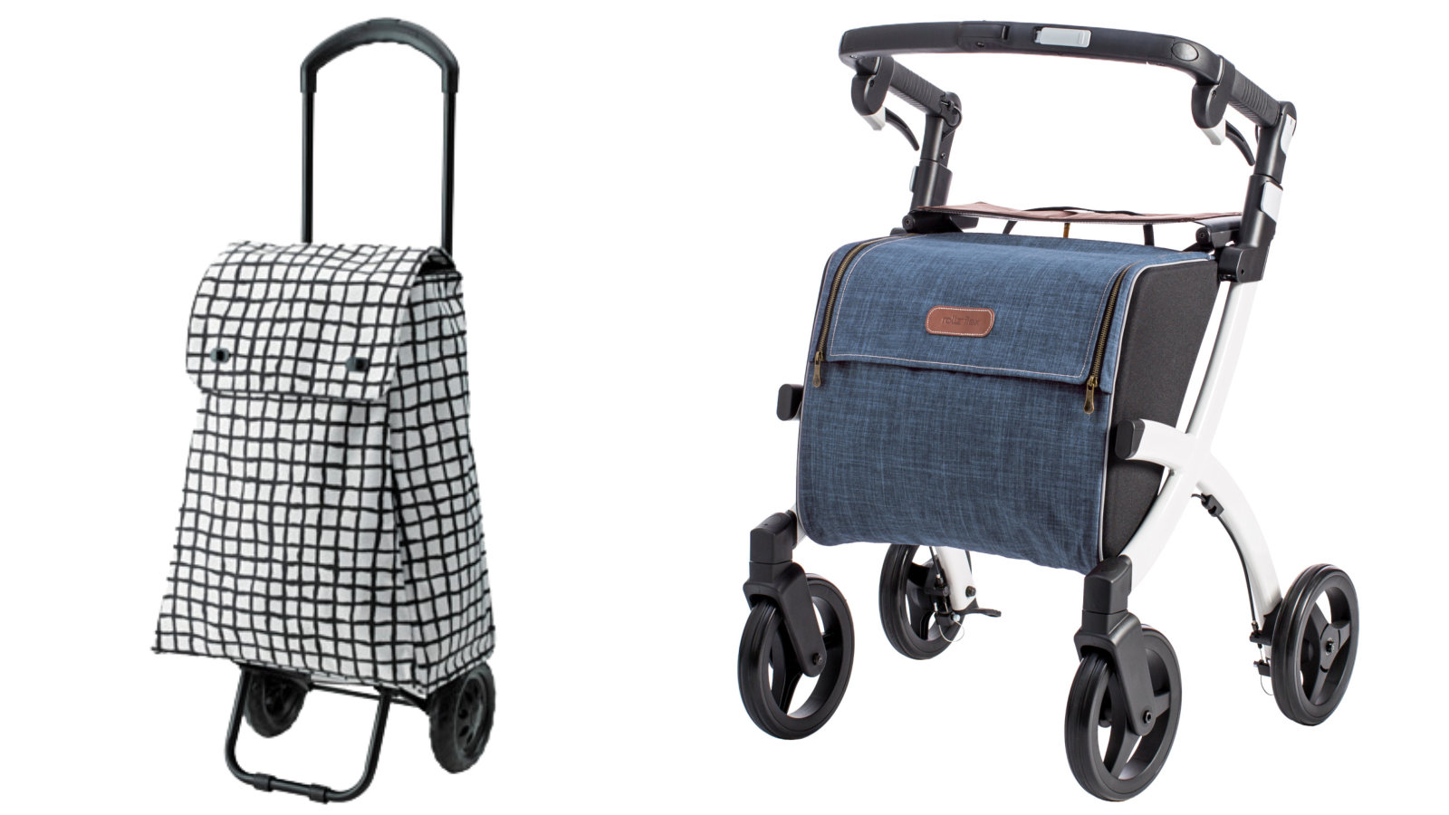Rollz Flex - Shoppingrollator - Difference to shopping trolley