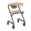 Fully equipped indoor rollator
