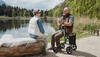 Rollator in alluminio per esterni