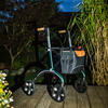 Carbon Rollator - Reflektoren bei Nacht