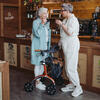 Carbon Rollator in Copper Red