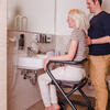 Wohnraumrollator Page Waschbecken