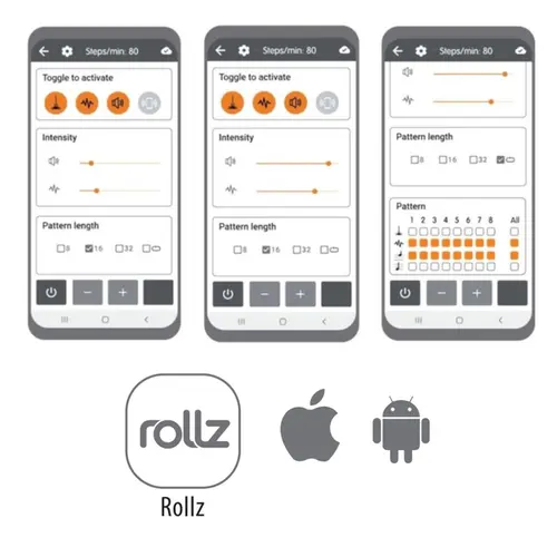 Parkinson Rollator Rollz Motion Rhythm App Einstellungen