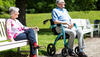 2-in1 Rollator und Rollstuhl