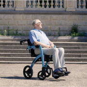 Rollz Motion² Blau - Rollator Rollstuhl