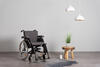 Extra Wheelchair Upholstery and cushion Gray - front view